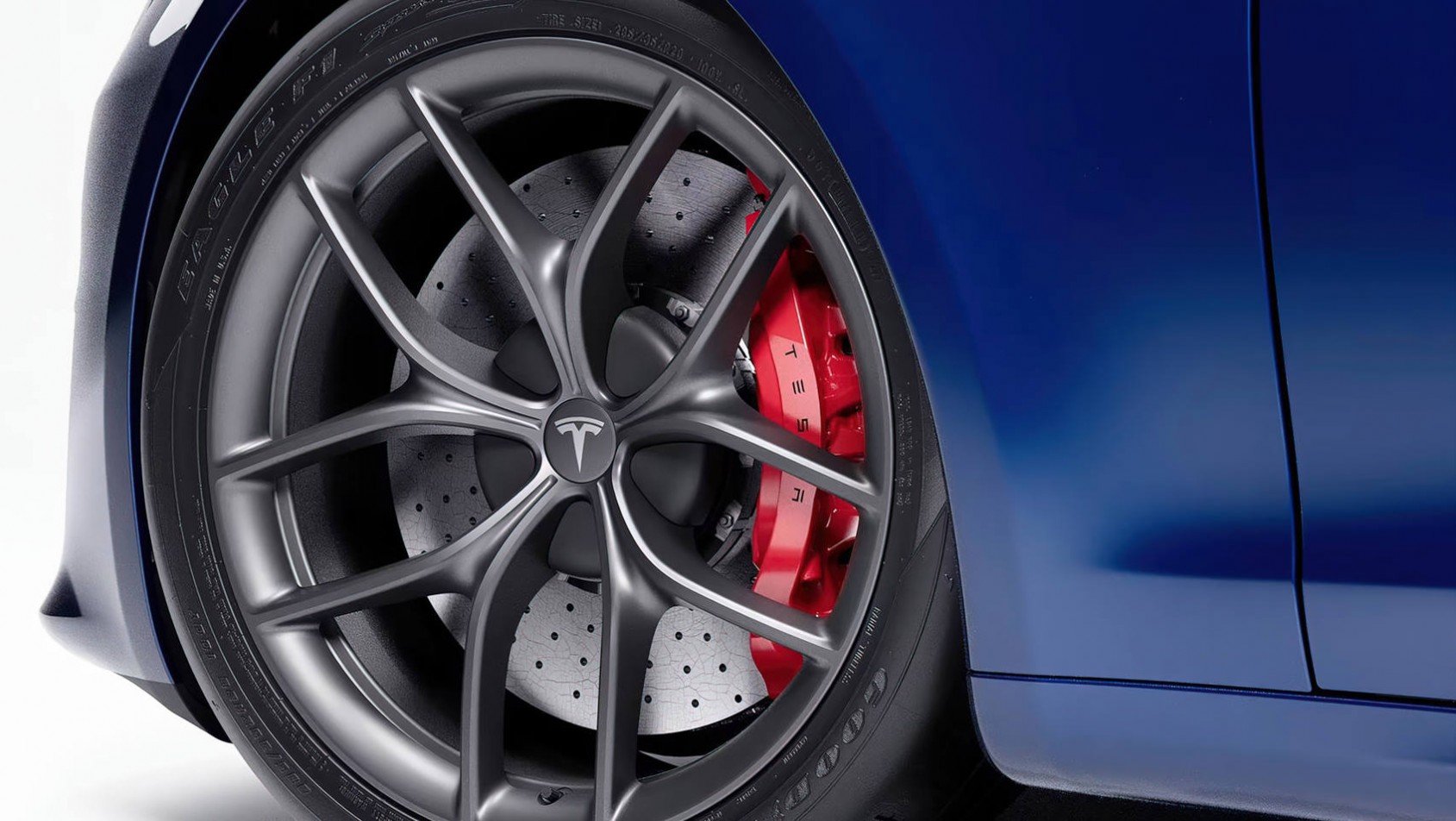 Tesla Model S Plaid Track Pack hamulce