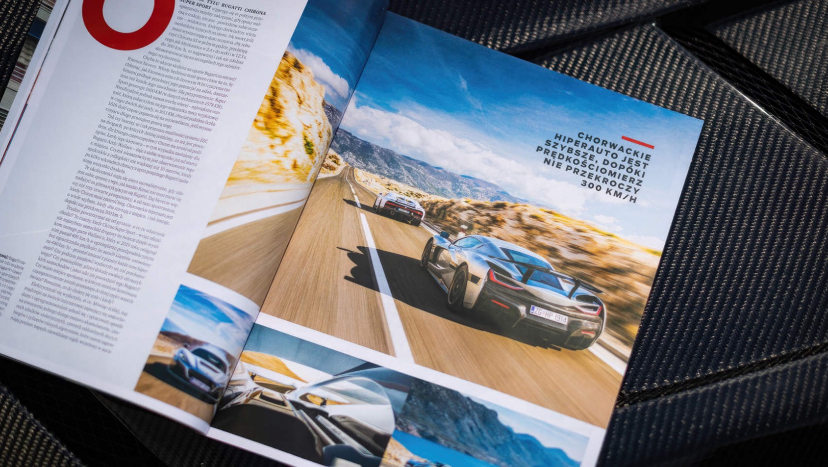 Bugatti Chiron Super Sport i Rimac Nevera w Chorwacji