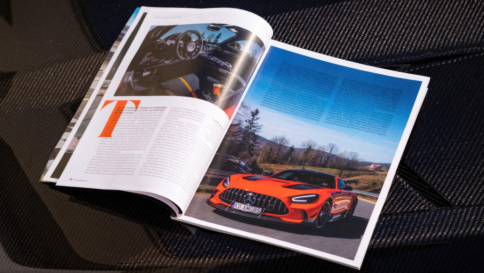 Mercedes-Benz AMG GT Black Series w Polskich górach