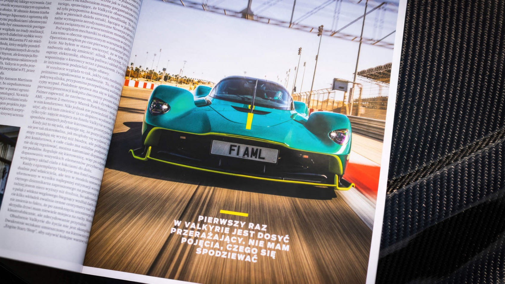 Aston Martin Valkyrie na torze