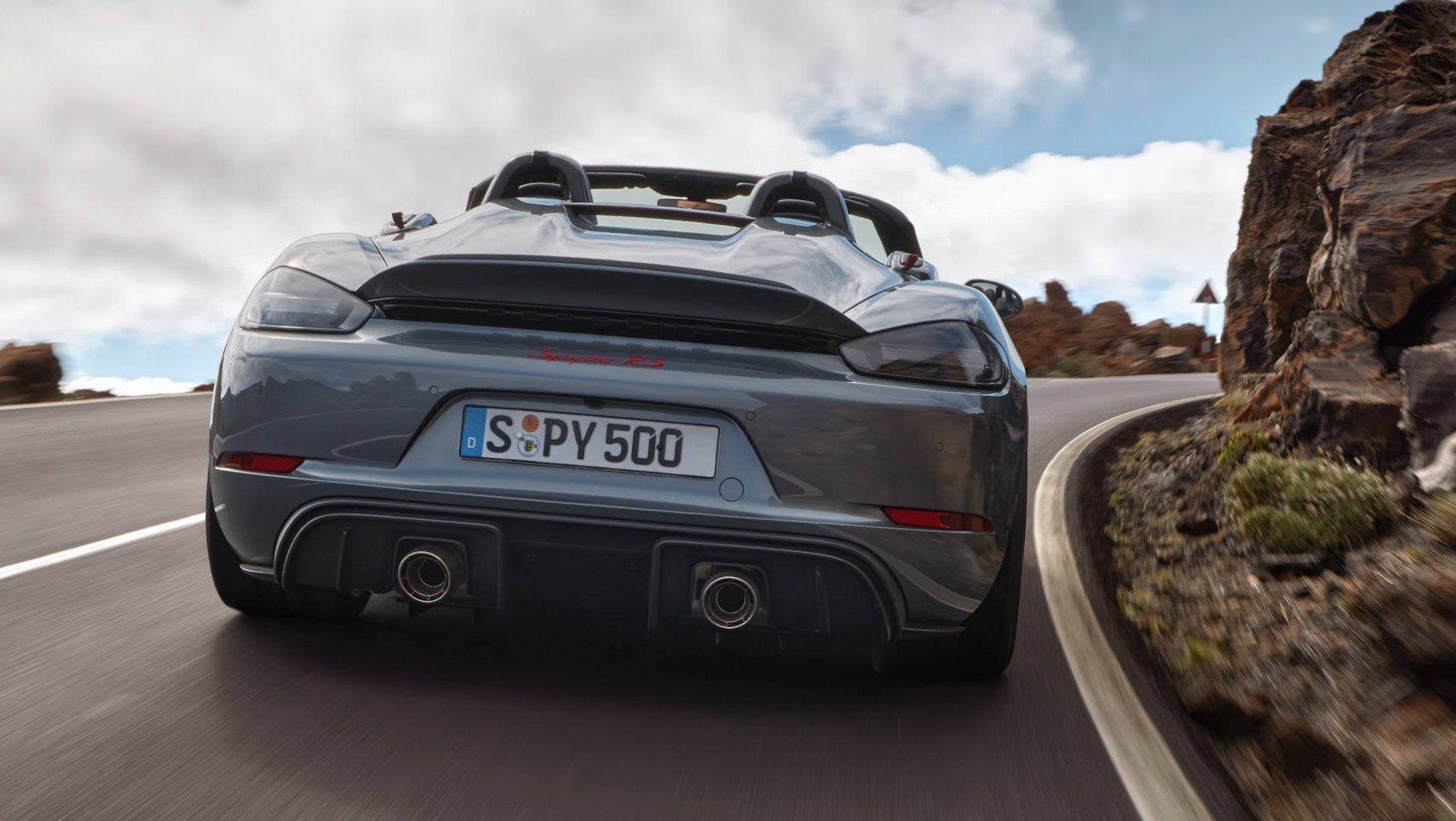 Porsche 718 Spyder RS Porsche 718 Spyder RS tył dynamiczne