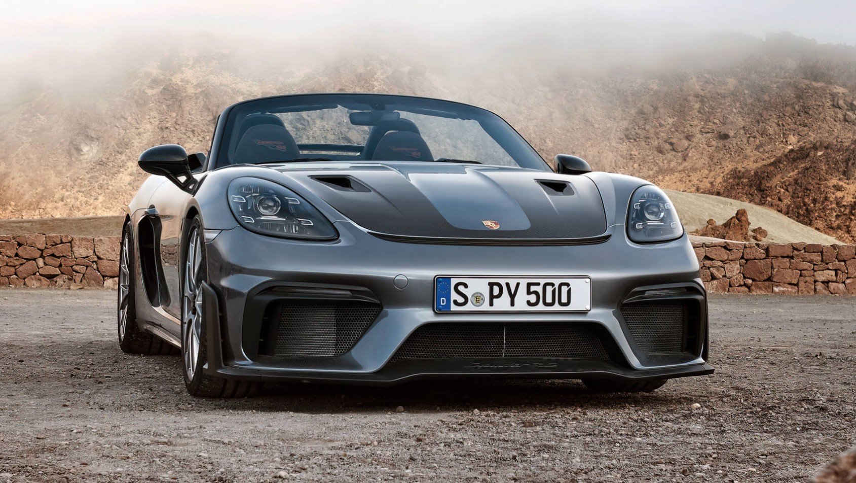 Porsche 718 Spyder RS Porsche 718 Spyder RS maska z włókna węglowego