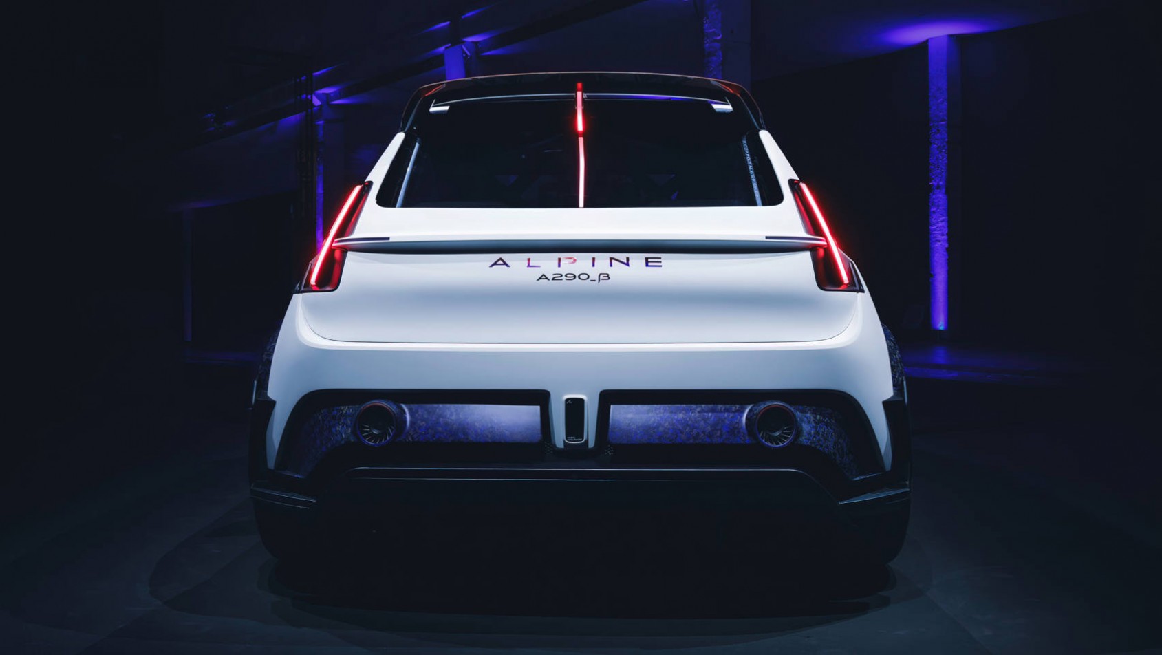 Alpine A290_β Alpine A290_β tylna część