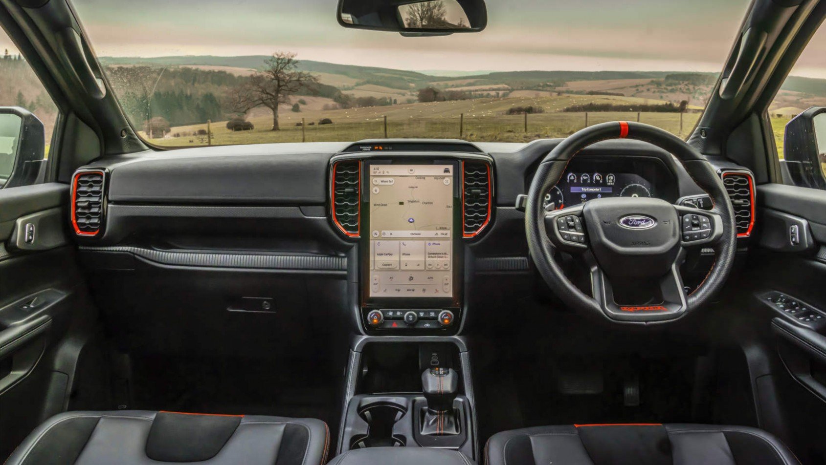 Ford Ranger Raptor 2023 - wnętrze