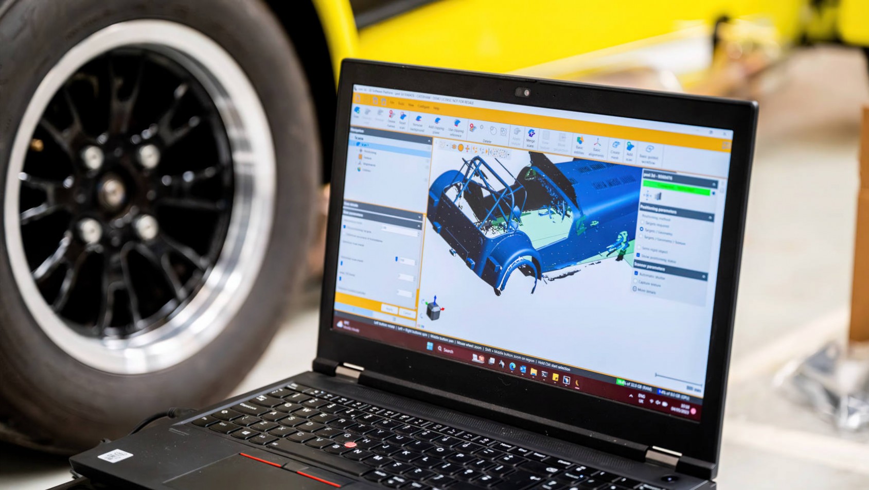 Caterham EV Seven render komputerowy