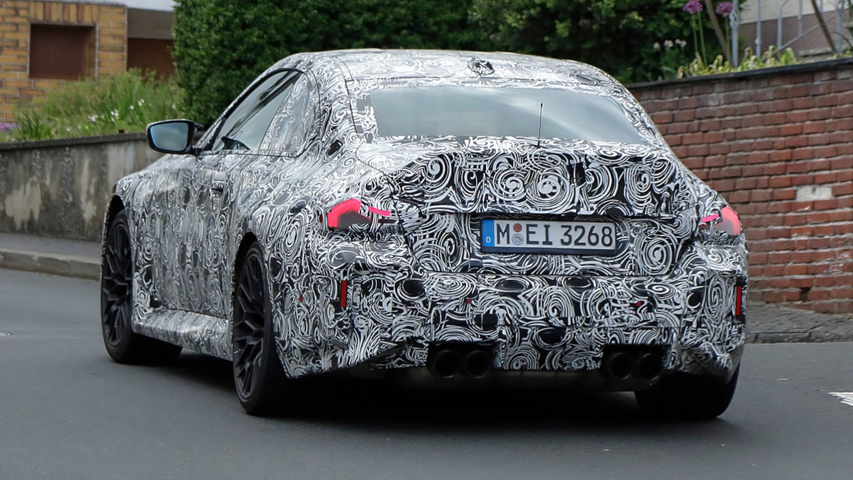 BMW M2 CS spyshot tył