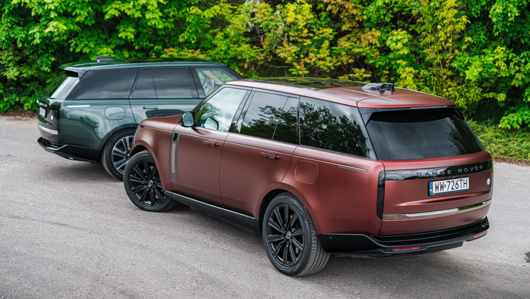 Range Rover SV test tył