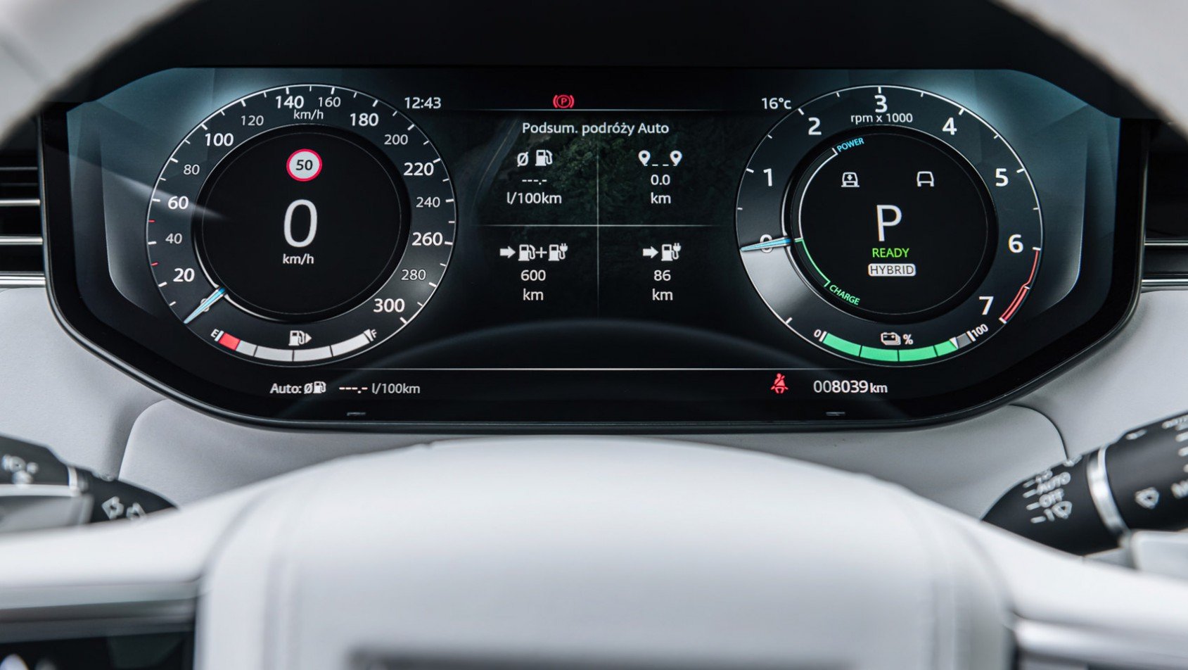 Range Rover SV zegary