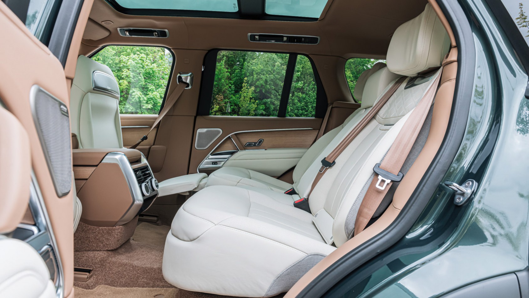 Range Rover SV kanapa tył jasny beż