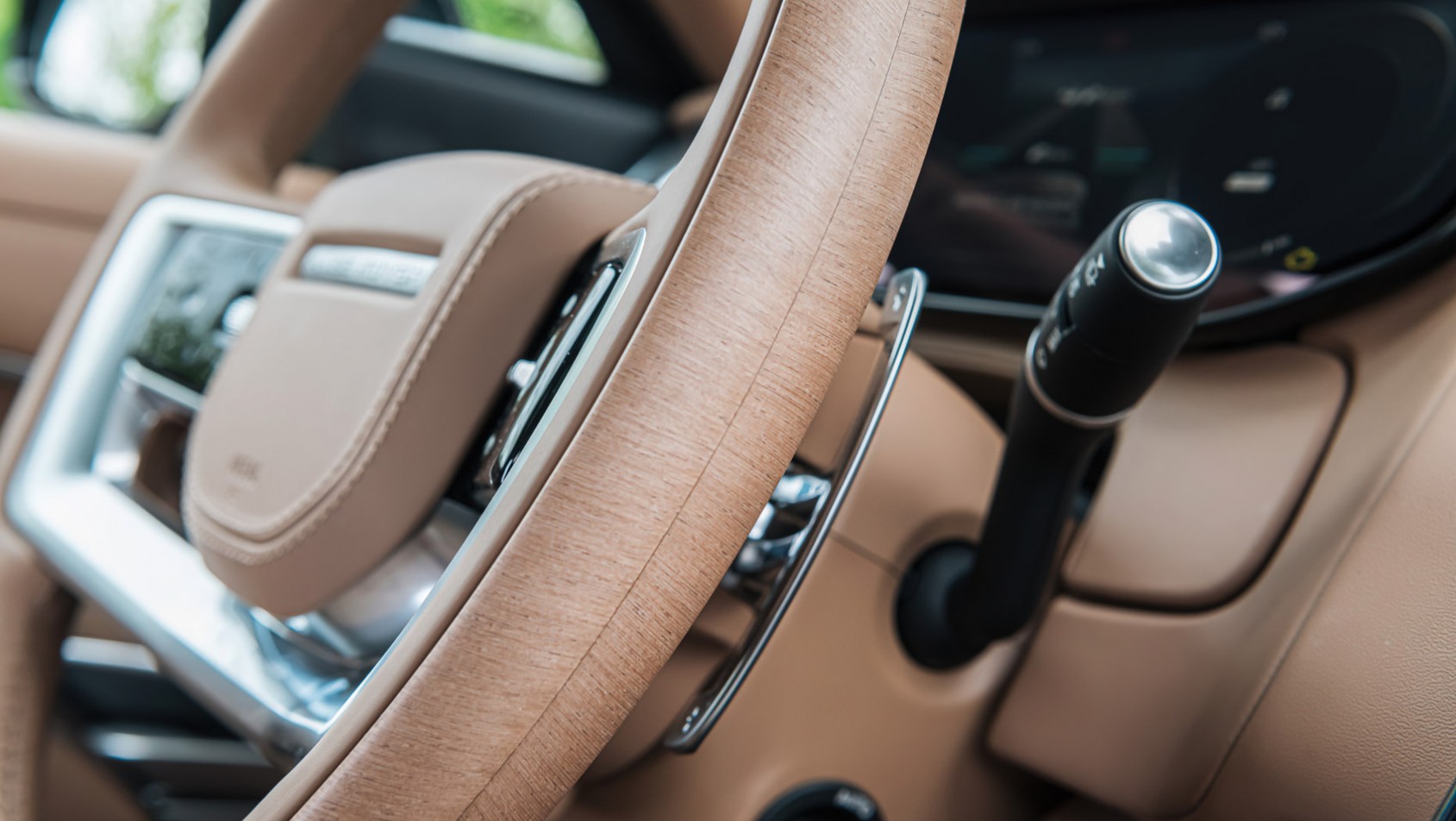 Range Rover SV kierownica drewniana