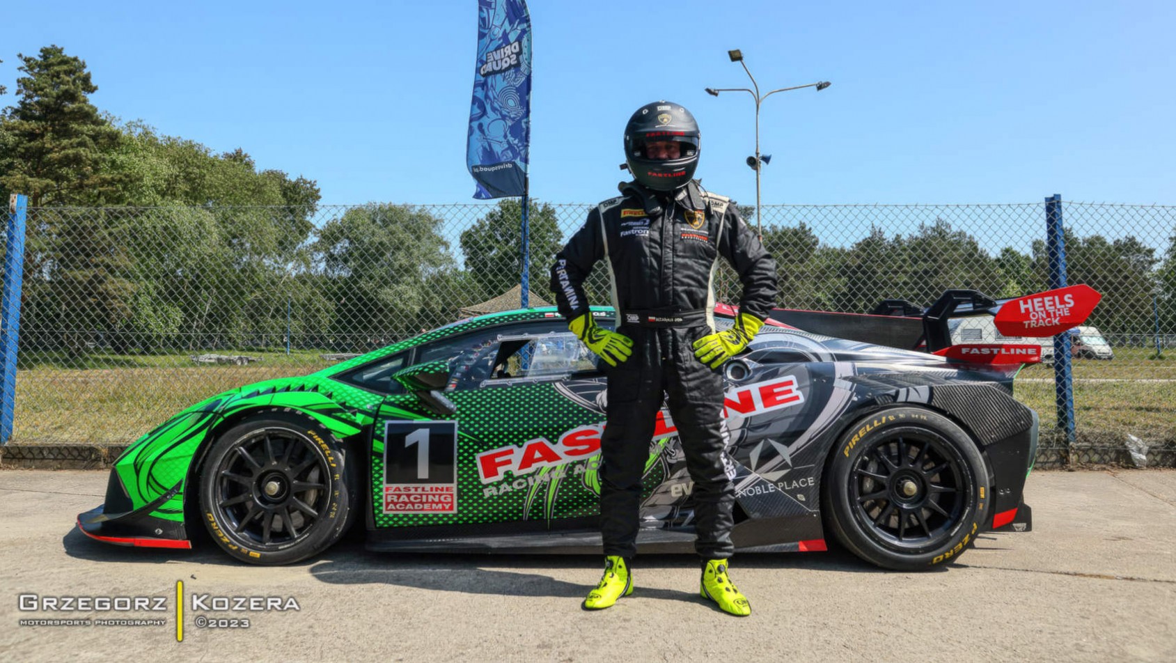 Mariusz Miękoś i Lamborghini Huracan Super Trofeo evo II