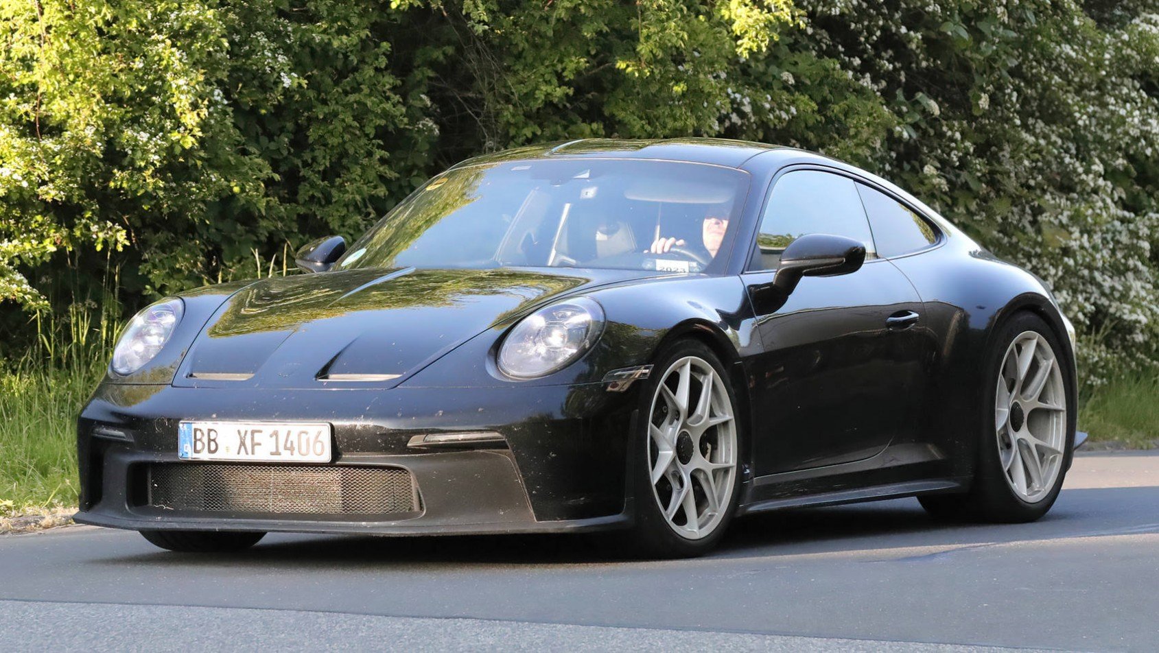 Porsche 911 ST spyshot przód