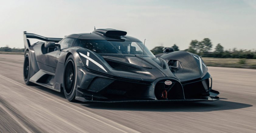 Bugatti Bolide rozpoczyna program testów na torze - Evo