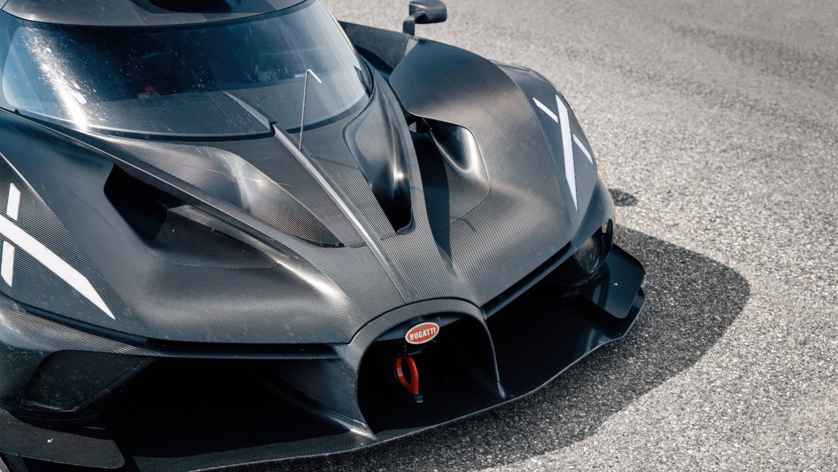Bugatti Bolide Bugatti Bolide on track detale