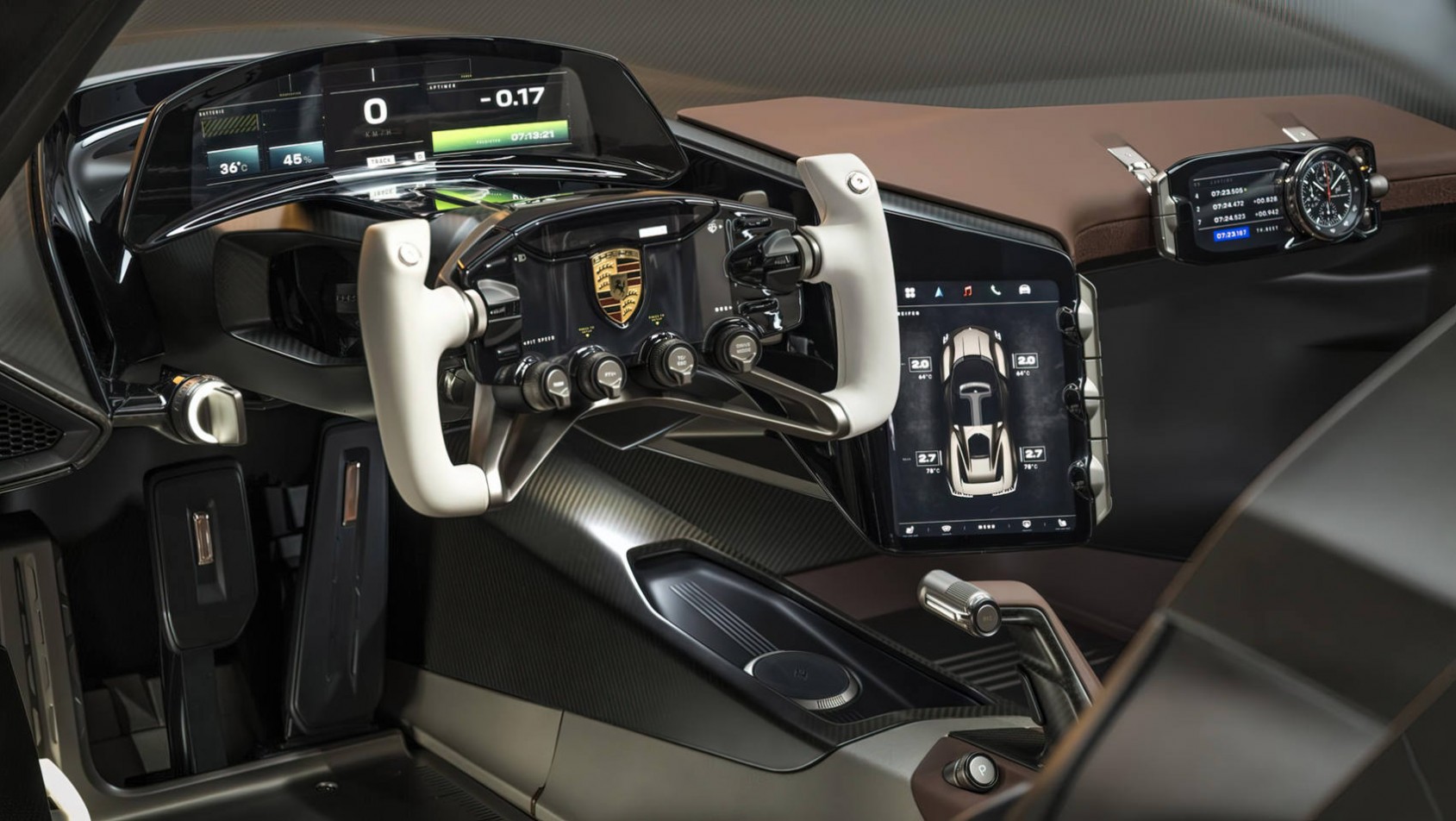 Porsche Mission X kokpit