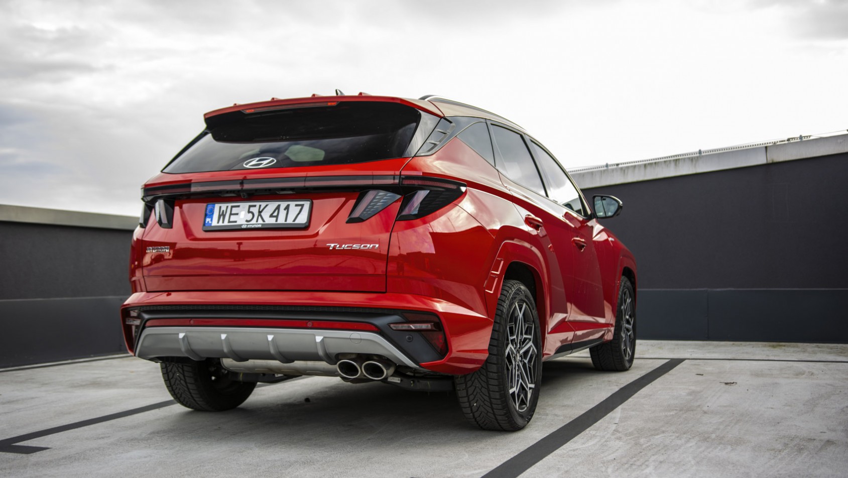 Hyundai Tucson Hyundai Tucson N Line sylwetka tył