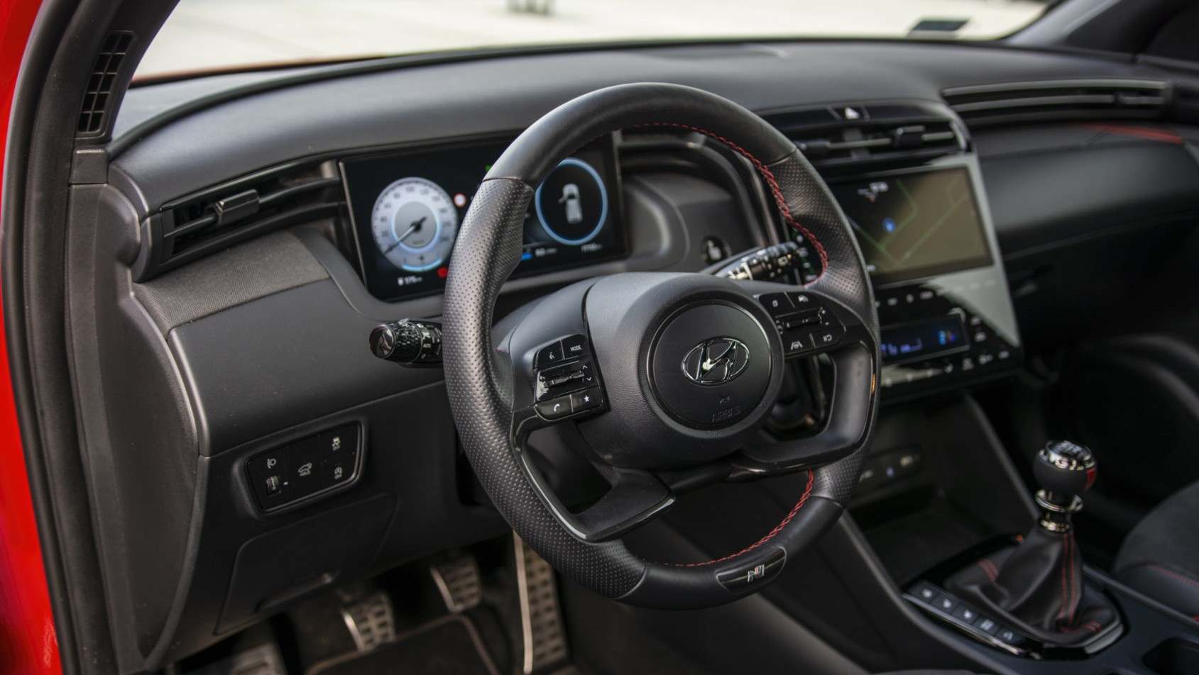 Hyundai Tucson Hyundai Tucson N Line kokpit