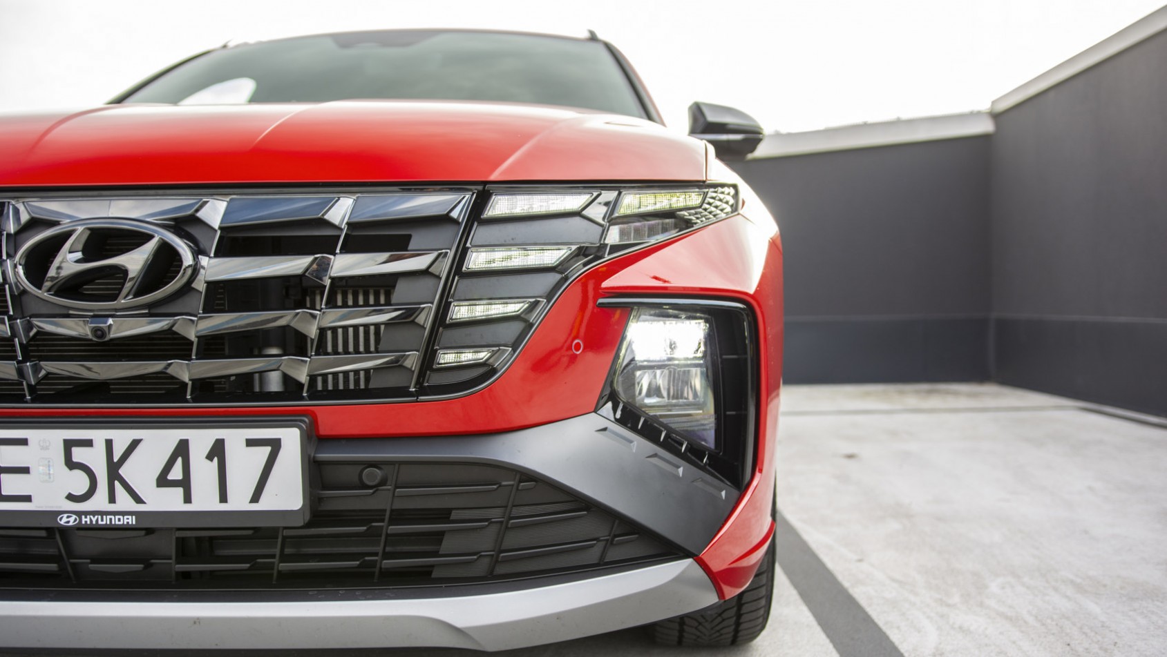 Hyundai Tucson Hyundai Tucson N Line światła