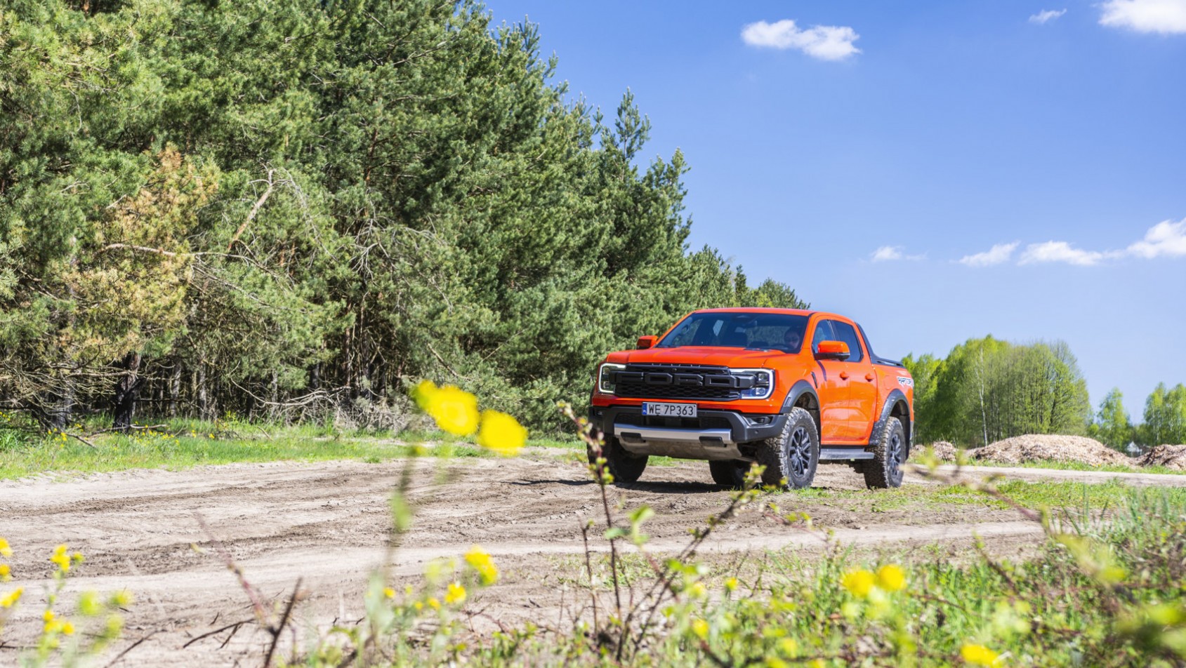 Ford Ranger Raptor bezdroża przód