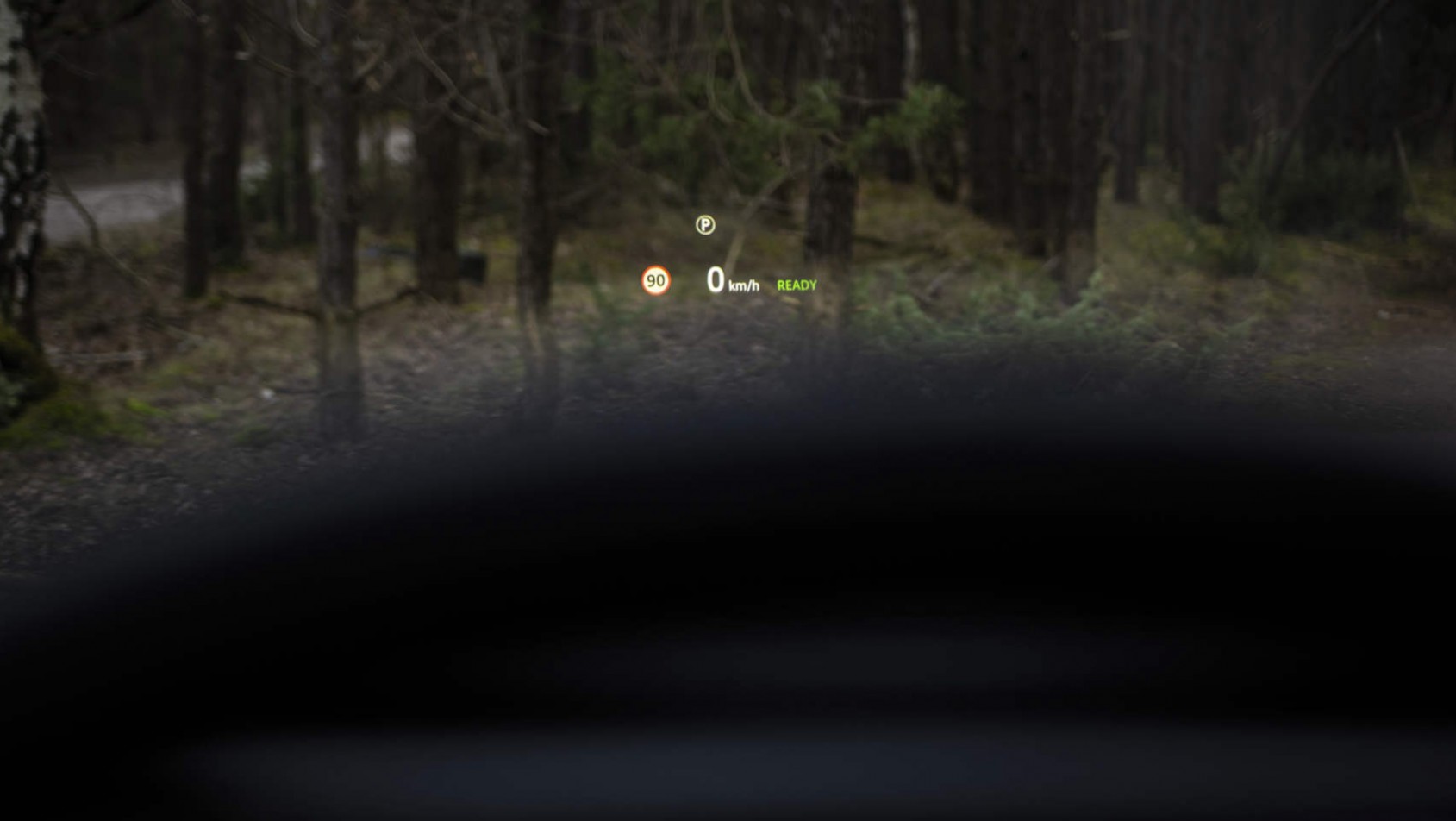 Range Rover Sport P510e - head-up display