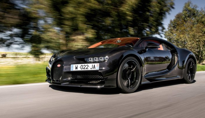 Bugatti Chiron podczas testów