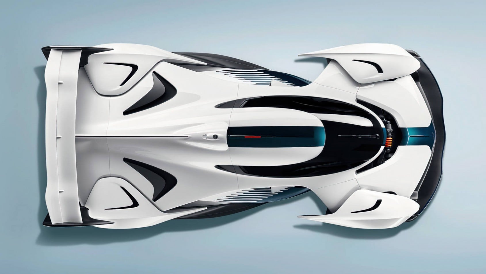 McLaren Solus GT studio z góry