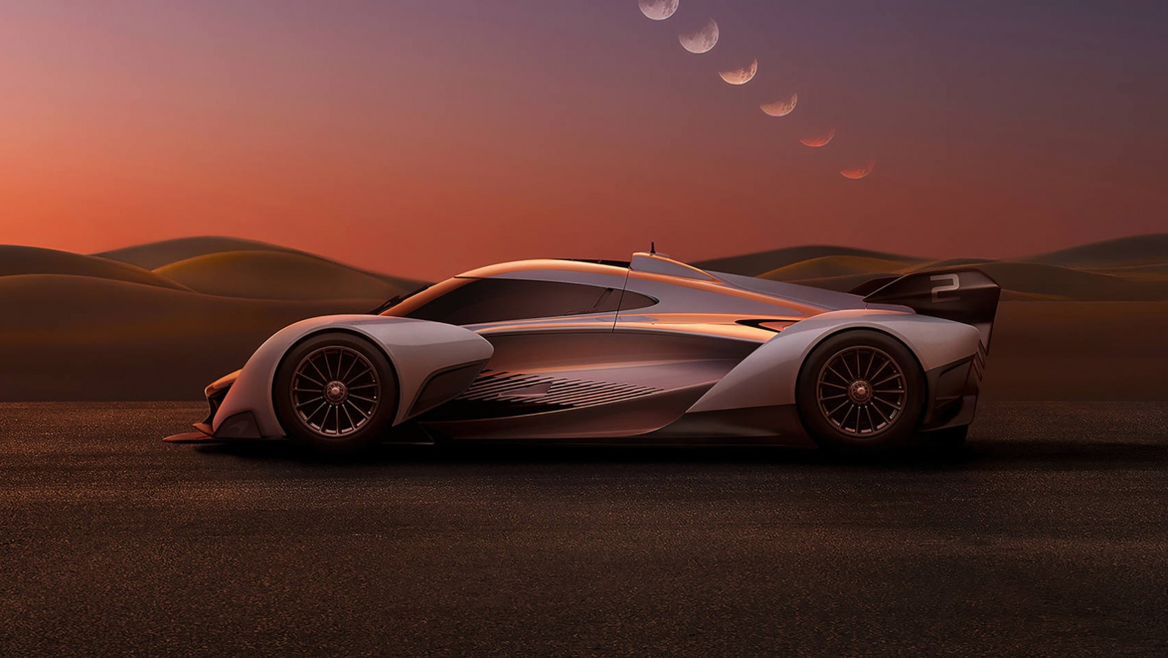 McLaren Solus GT z profilu