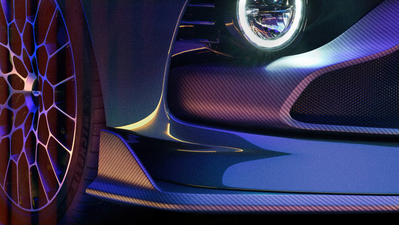 Aston Martin Valour detal przodu