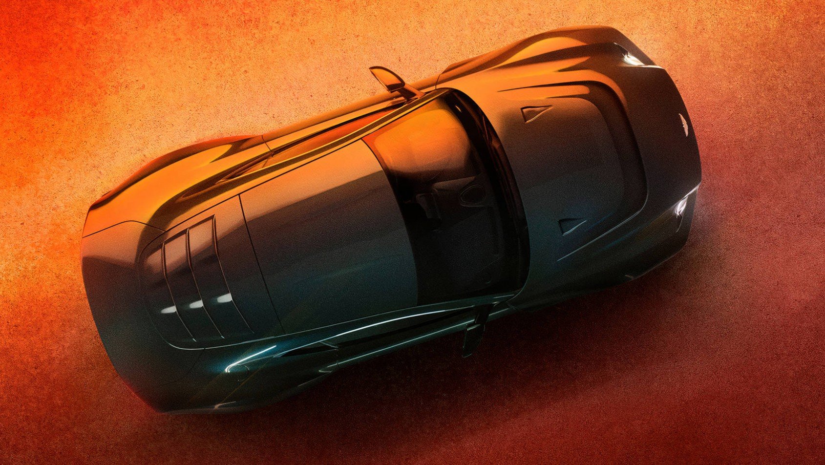 Aston Martin Valour z góry