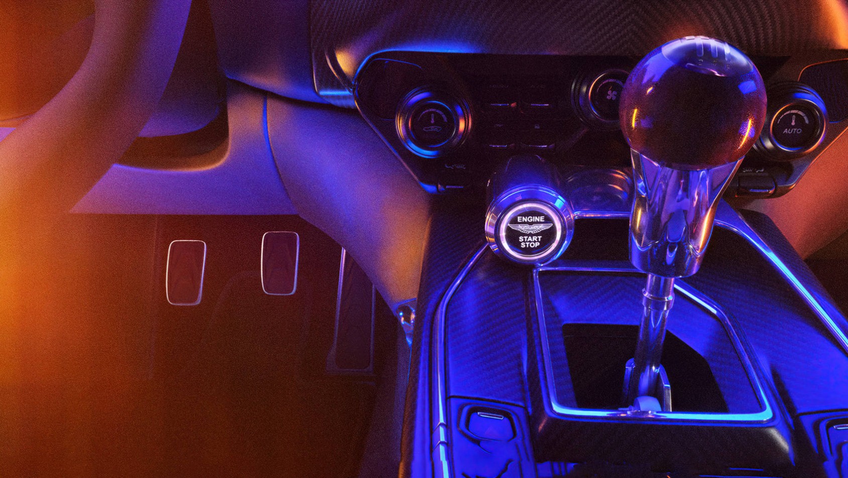 Aston Martin Valour konsola centralna