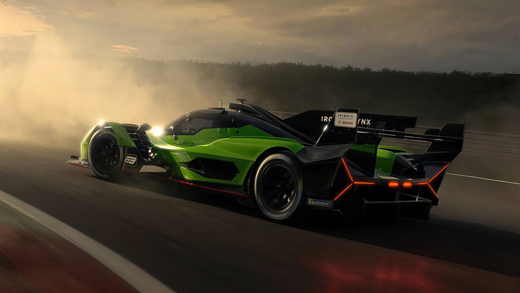 Lamborghini SC63 bolid LMDh aerodynamika