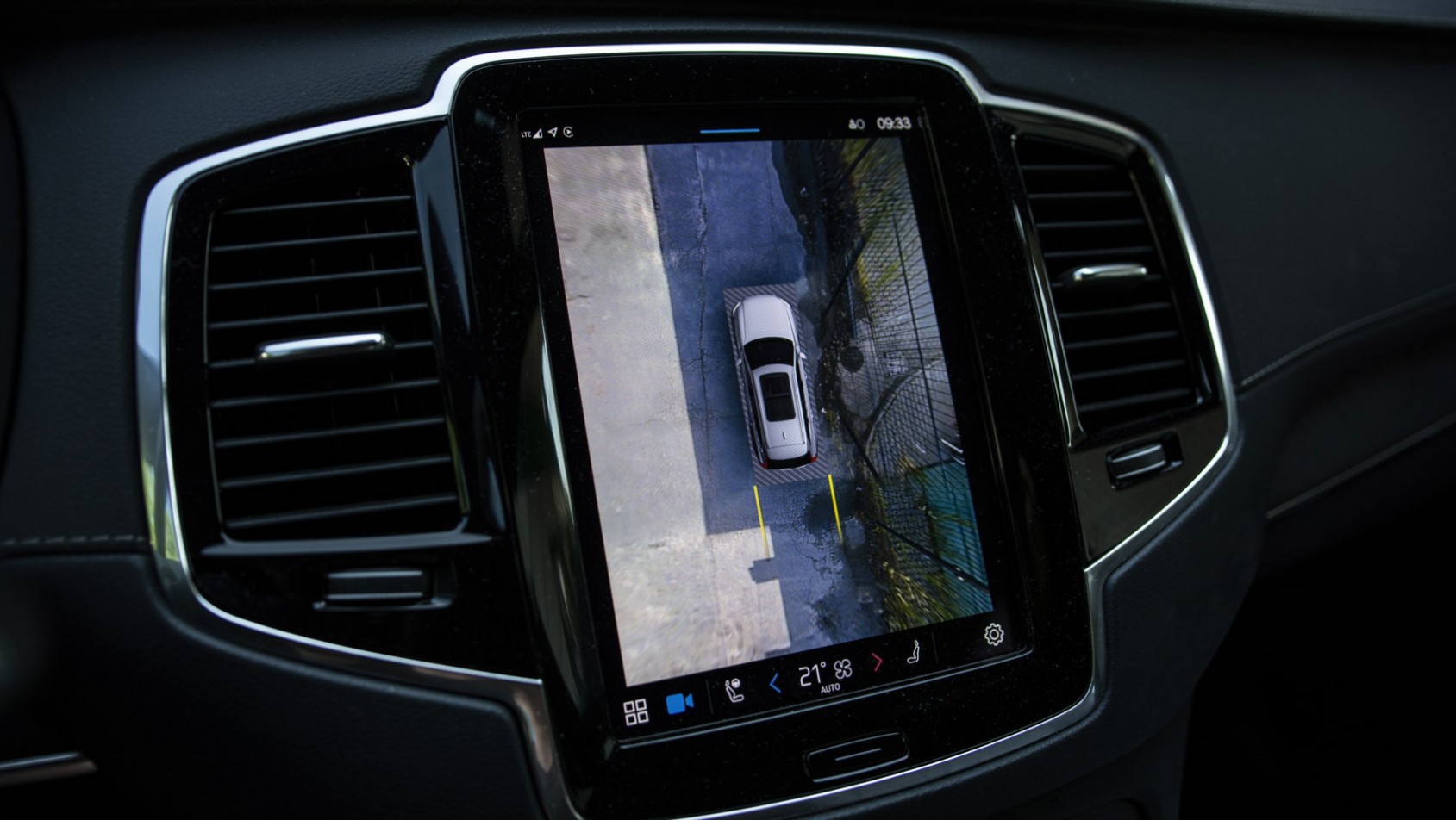 Volvo XC90 Volvo XC90 T8 recharge test kamera