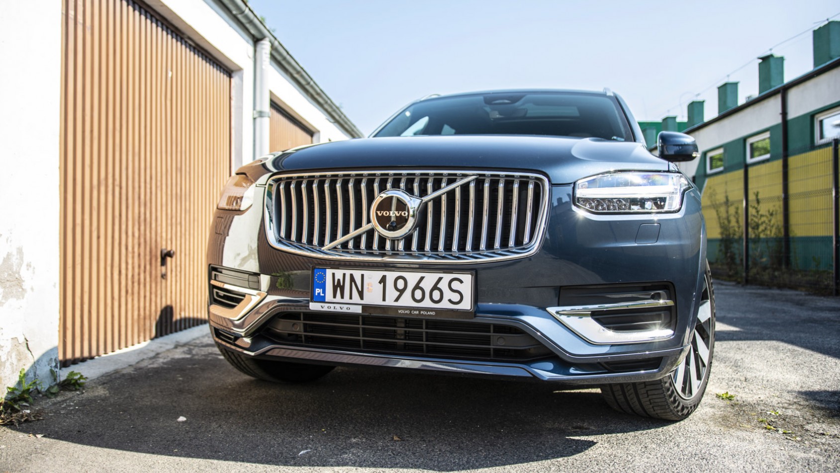 Volvo XC90 Volvo XC90 T8 recharge test przód zbliżenie