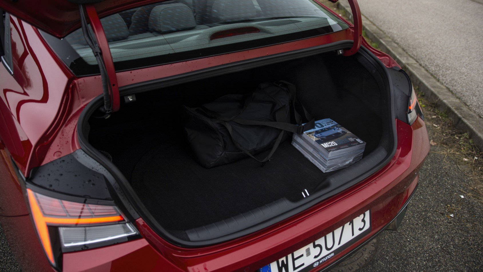 Hyundai Elantra test bagażnik