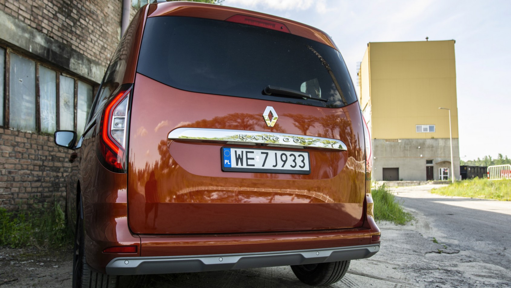Renault Kangoo klapa tylna