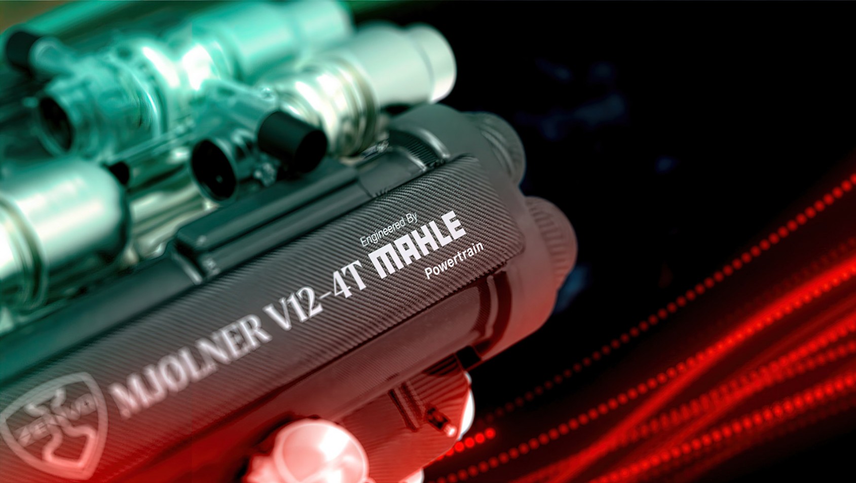 Zenvo Aurora silnik V12 detal