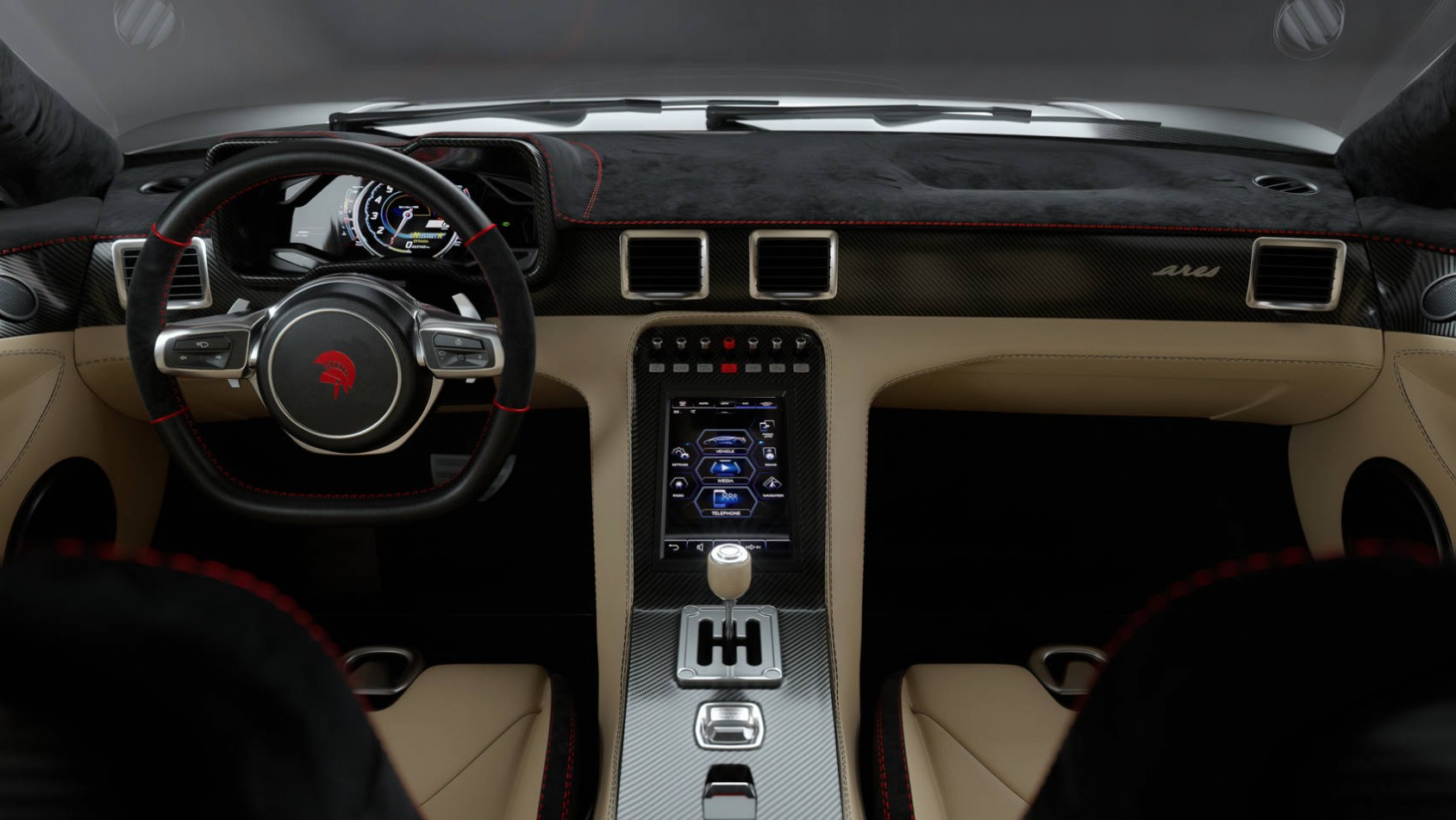 De Tomaso Pantera Ares Panther Evo De Tomaso kokpit