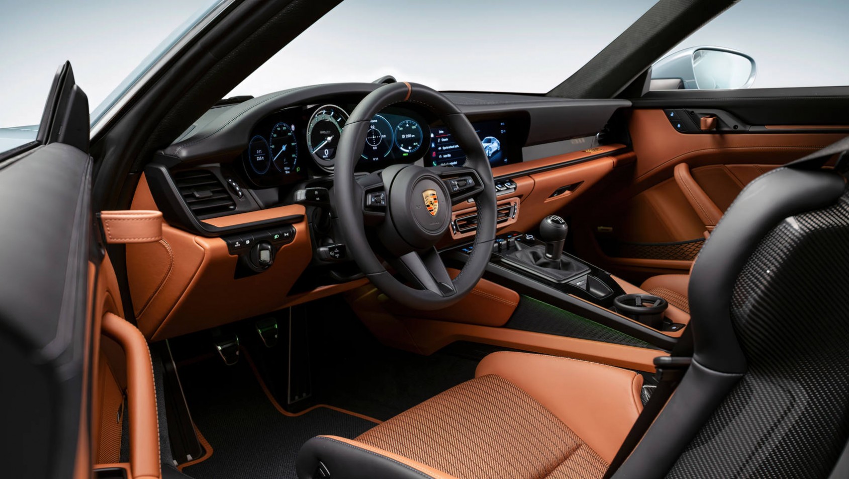 Porsche 911 S/T heritage wnętrze