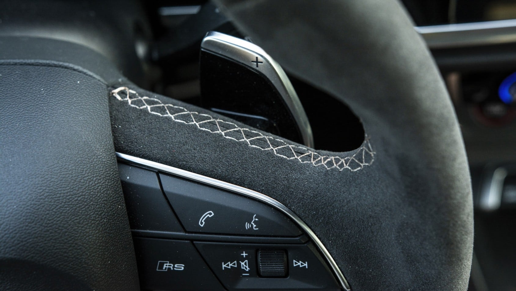 Audi RS Q3 10 years detal kierownicy