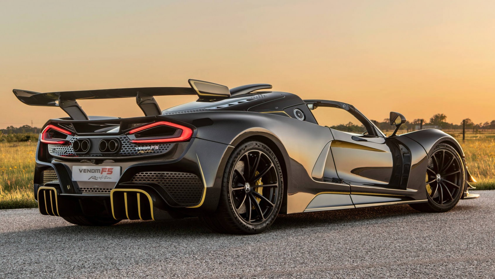 Hennessey Venom F5 Revolution Roadster tył
