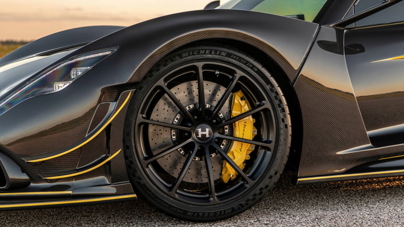 Hennessey Venom F5 Revolution Roadster koło i hamulce