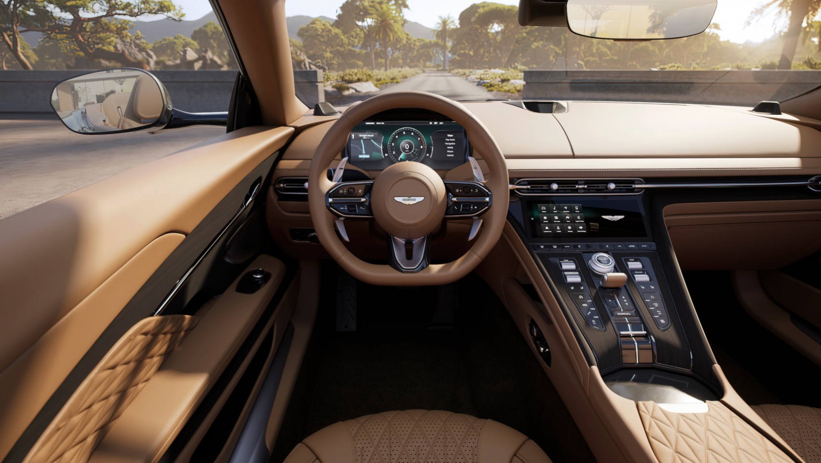 Aston Martin DB12 Volante wnętrze