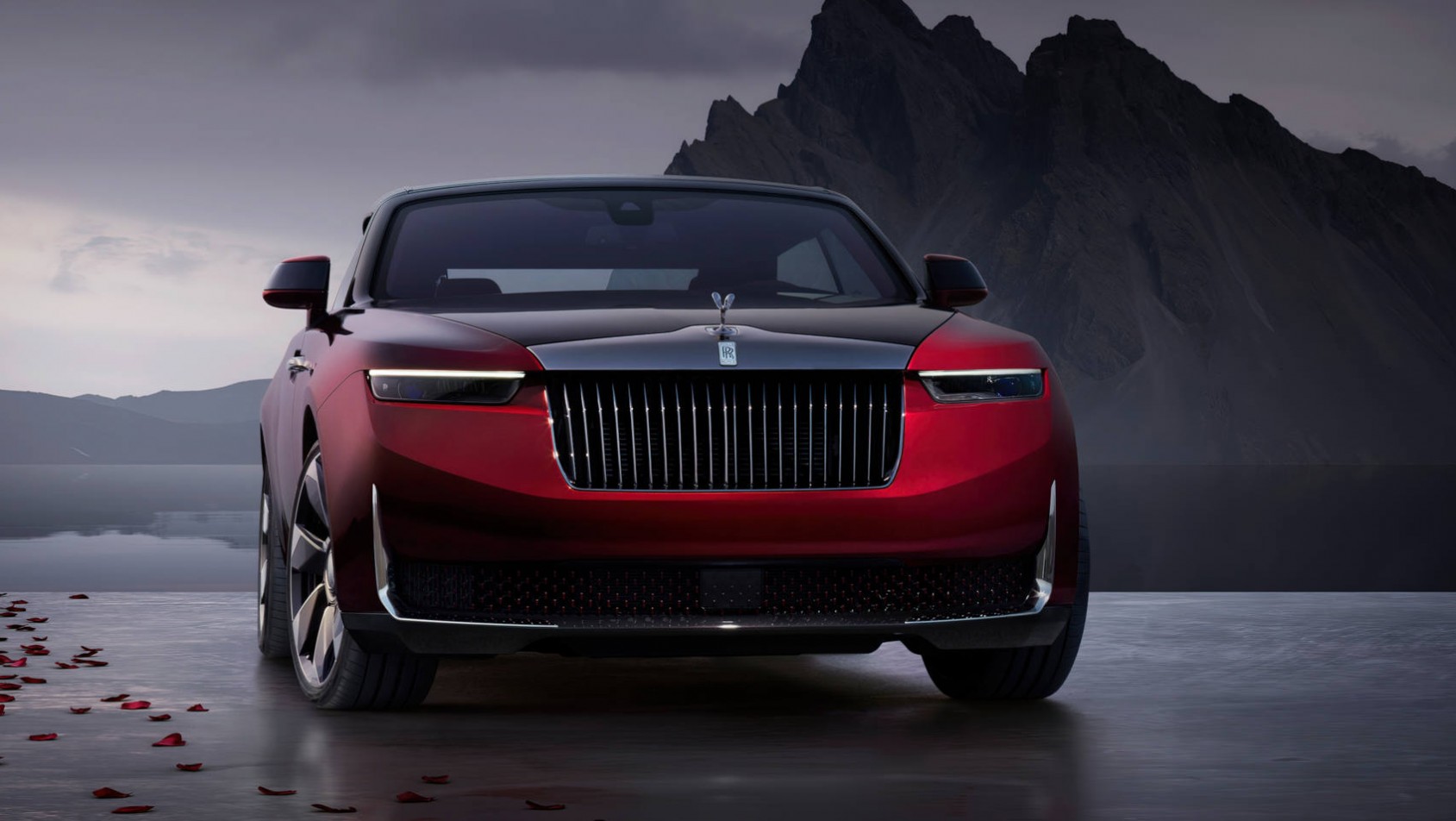 Rolls-Royce Droptail grill przedni