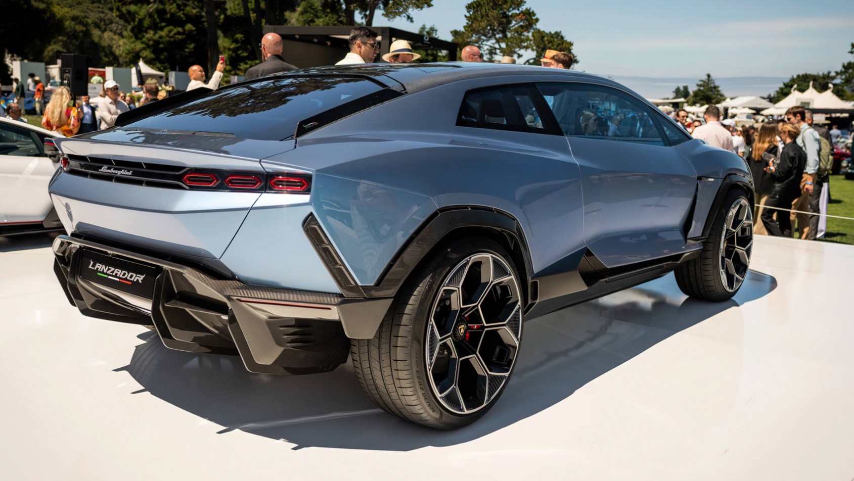 Lamborghini Lanzador Lamborghini Lanzador prezentacja prawy tył