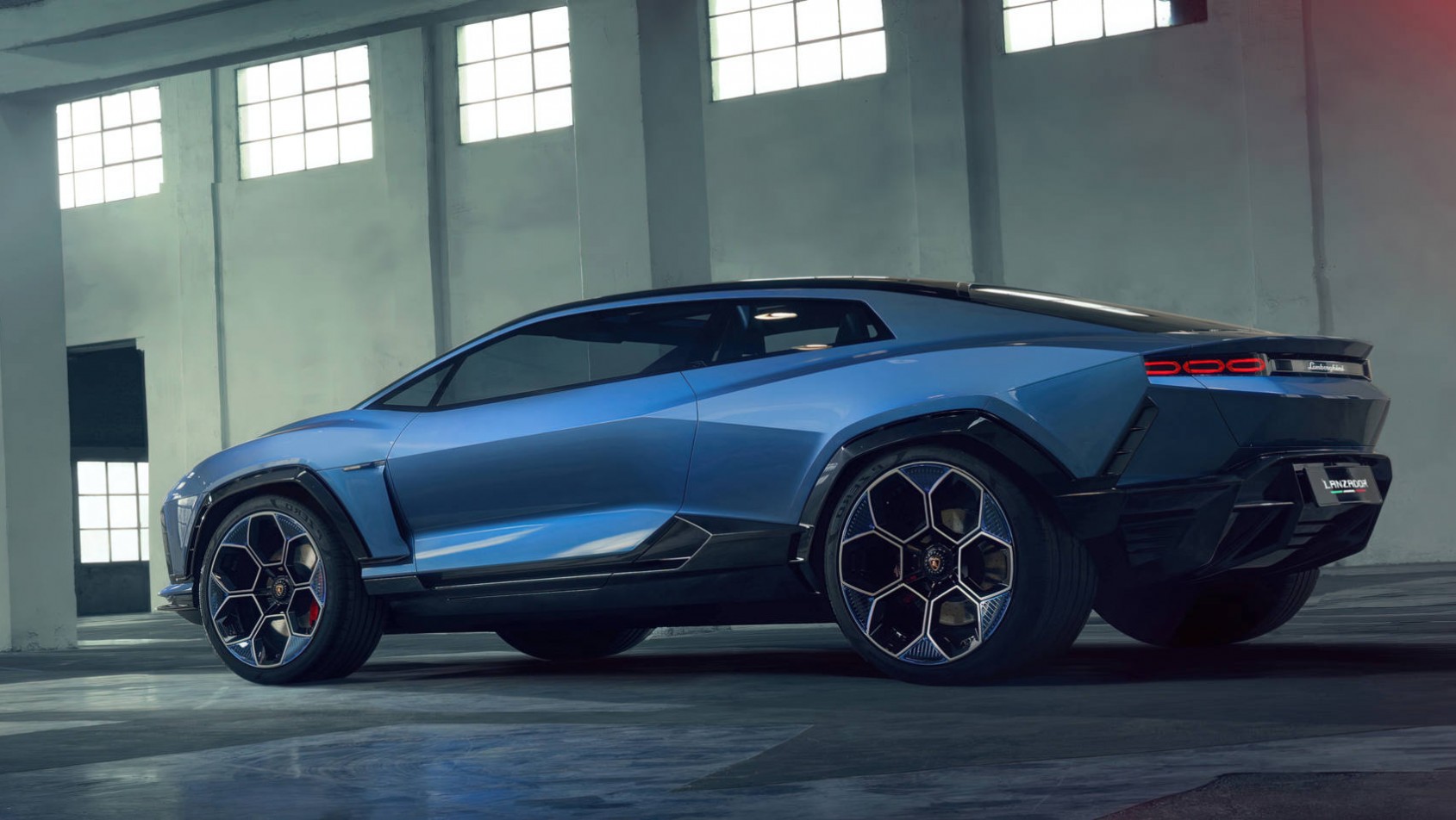 Lamborghini Lanzador Lamborghini Lanzador koncept sylwetka tył