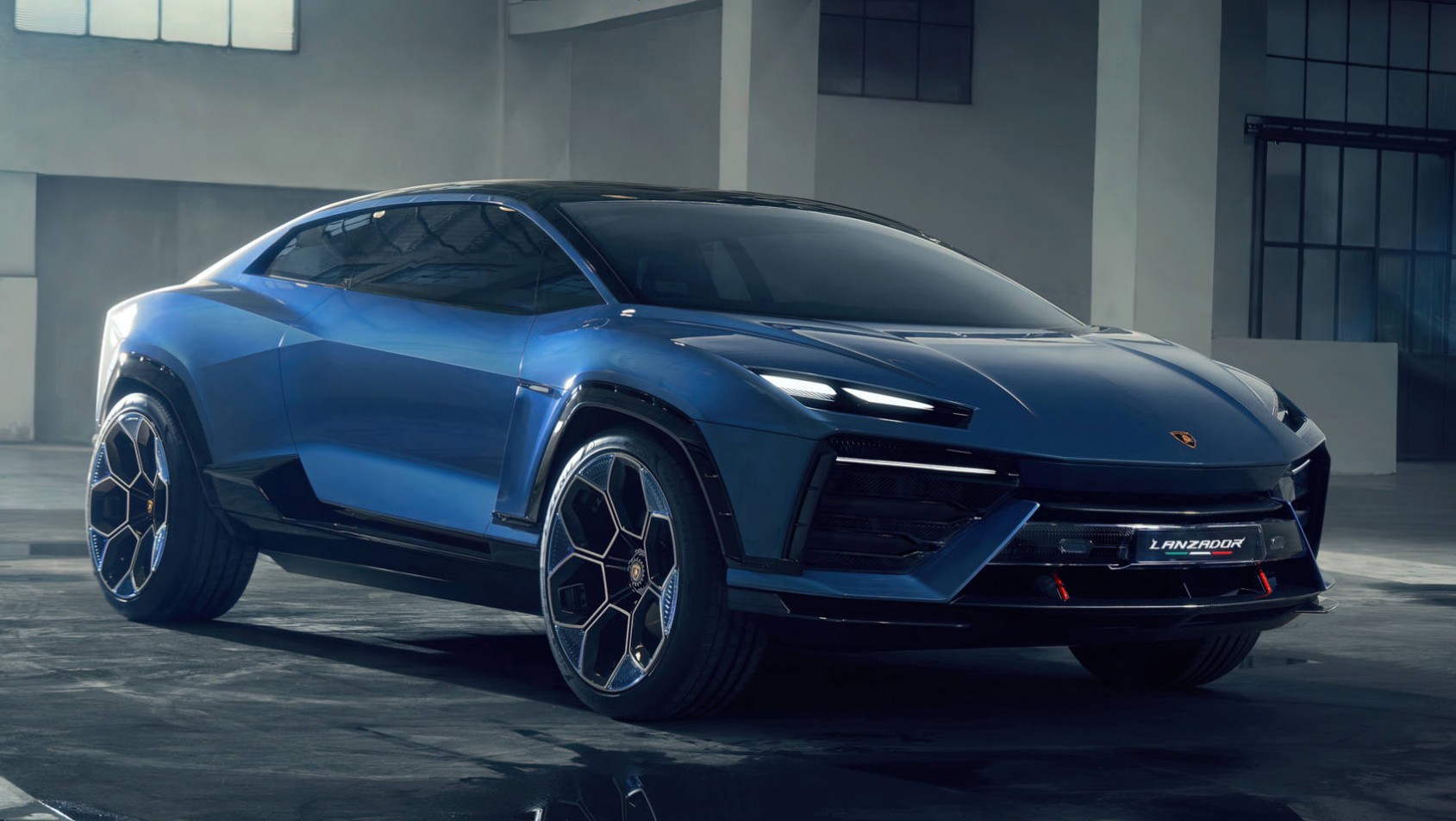 Lamborghini Lanzador Lamborghini Lanzador koncept sylwetka