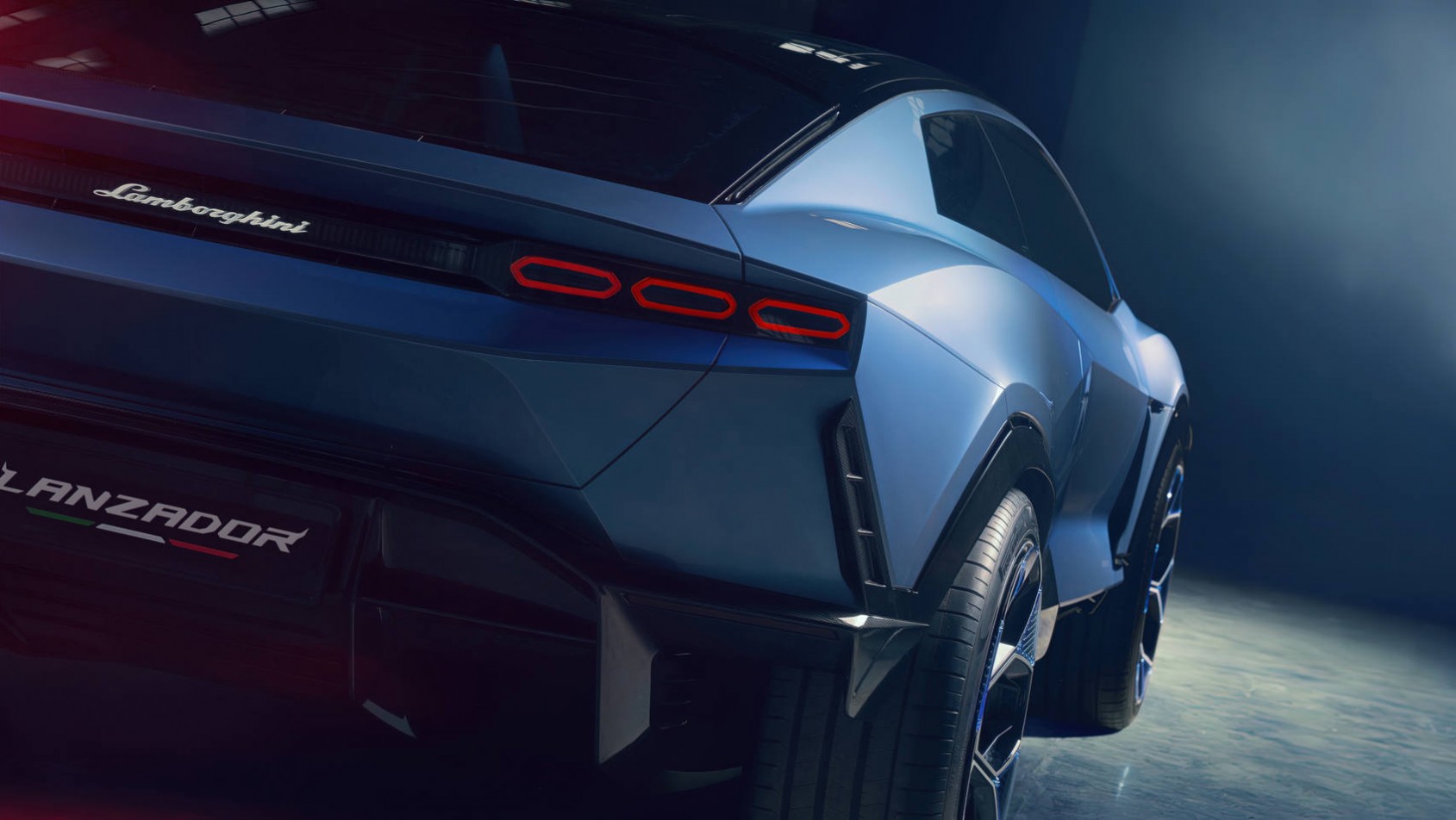 Lamborghini Lanzador Lamborghini Lanzador koncept detal tyłu