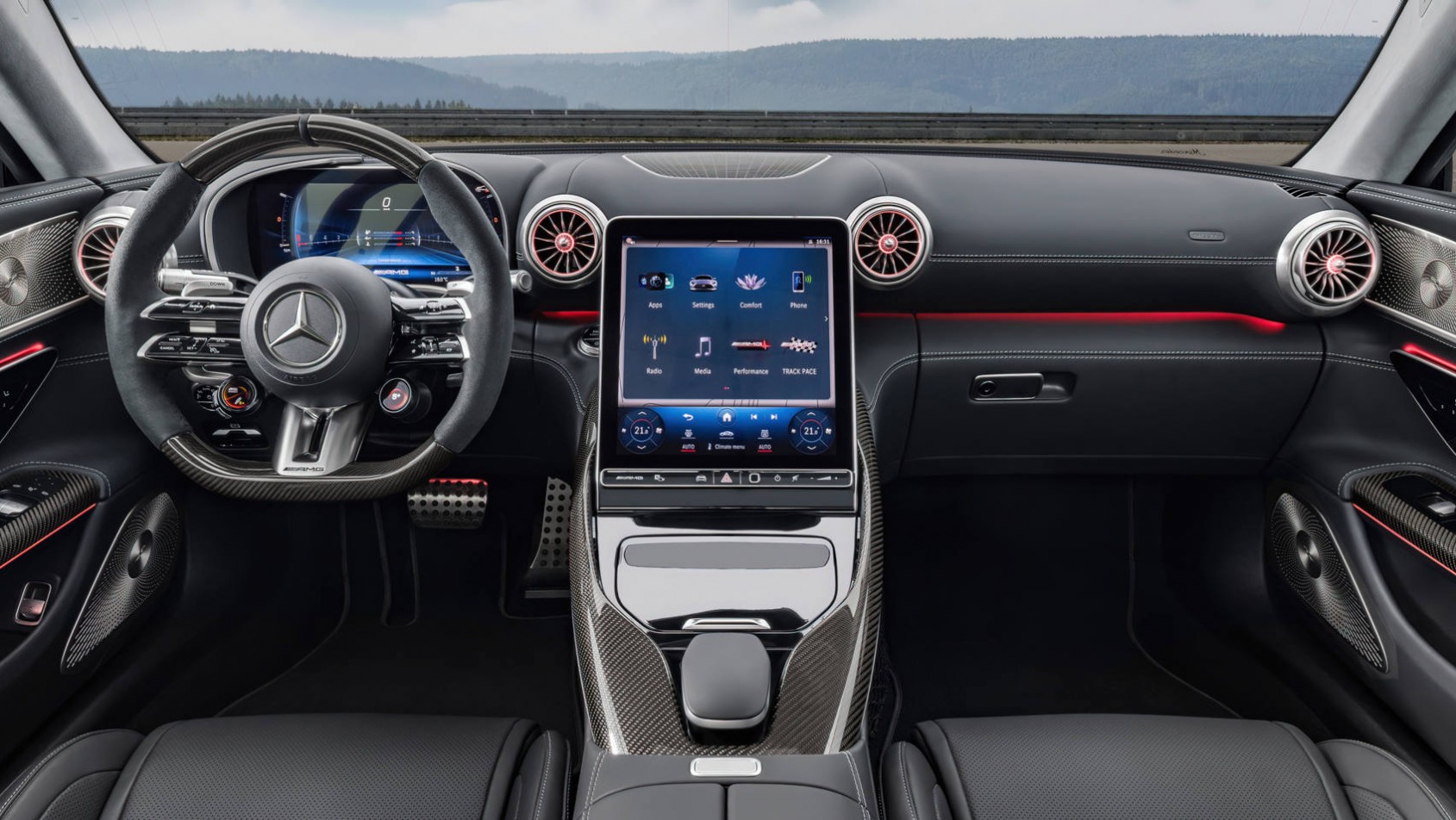 Mercedes-AMG GT 2024 Mercedes-AMG GT kokpit