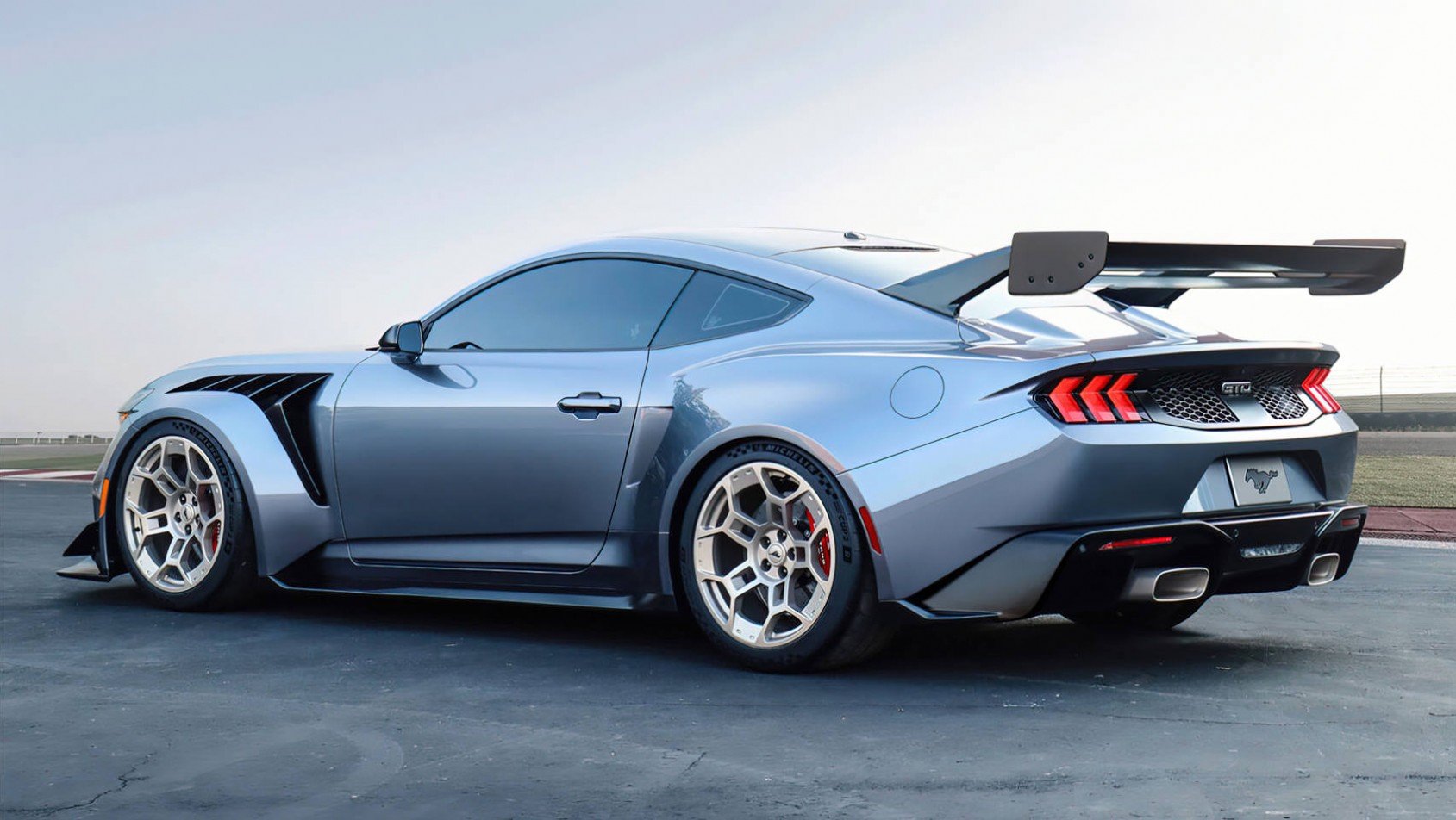 Ford Mustang GTD Ford Mustang GTD sylwetka tył