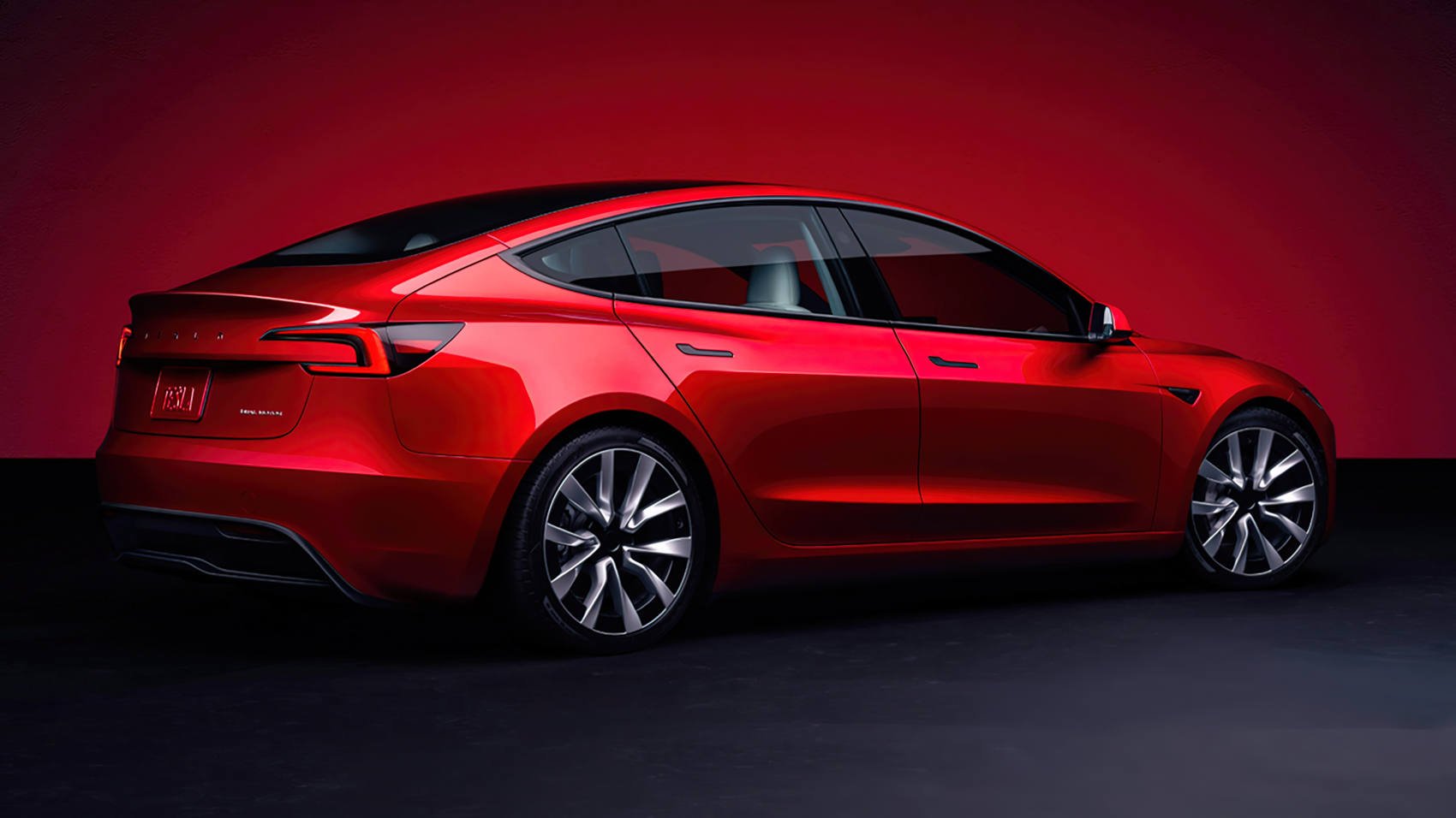 2024 Tesla Model 3 facelifting tył